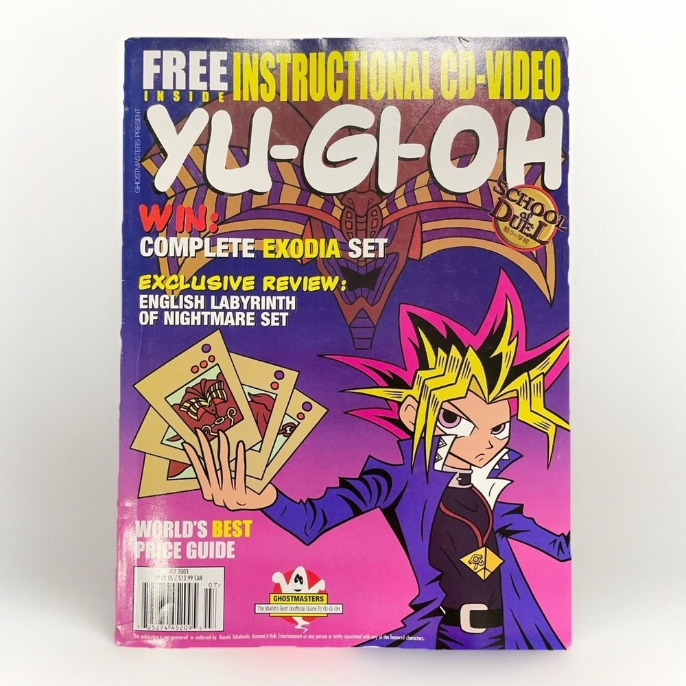 Yu-Gi-Oh Unofficial Guide Book 2003 Ghostmasters #07 Anime Manga Collectible